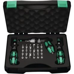 Drehmomentschraubendrehersatz 7440/41/42 27-tlg.0,3-6 Nm Einstellb.WERA