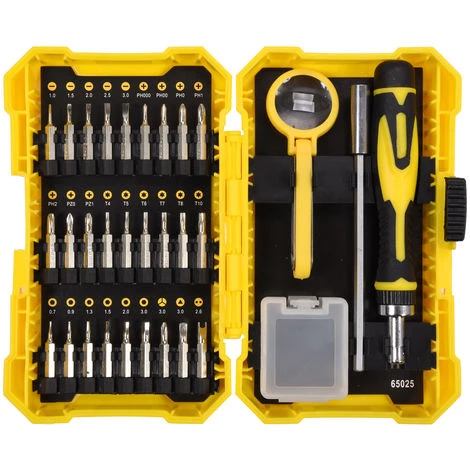 TOYA 22 Tlg Präzisions-Schraubendreher-Satz Mit Ratsche – Bild 3