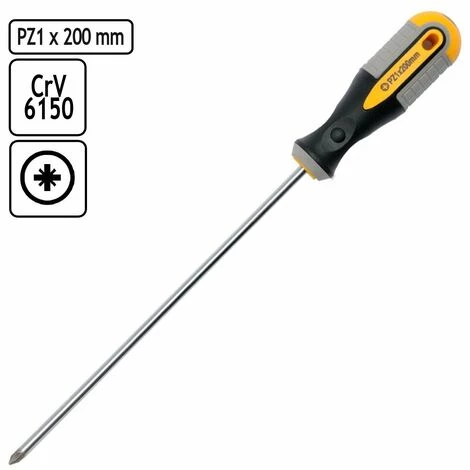 TOYA Pozidriv Schraubendreher PZ1 X 200 Mm Magnetisch – Bild 2