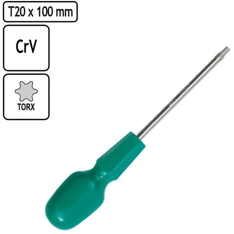 TOYA Torx Innen Schraubenzieher T 20 Grüner Griff – Bild 2