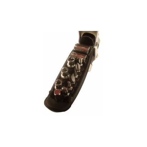 Mauk Multi Tool Werkzeug 3in1 Hammer Schraubenzieher Ratsche Mit Kreuz- Schlitz Torx- Bits – Bild 4