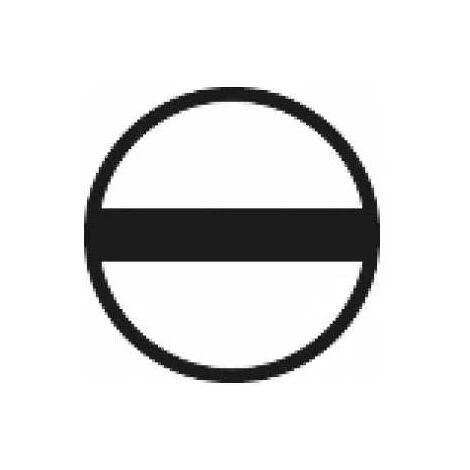 Wiha Schraubendreher SoftFinish Schlitz Mit Durchgehender Sechskantklinge Und Massiver Stahlkappe (03225)