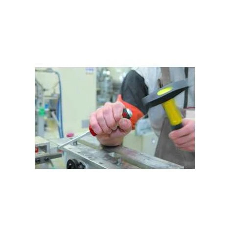 Wiha Schraubendreher SoftFinish Schlitz Mit Durchgehender Sechskantklinge Und Massiver Stahlkappe (03225) – Bild 3