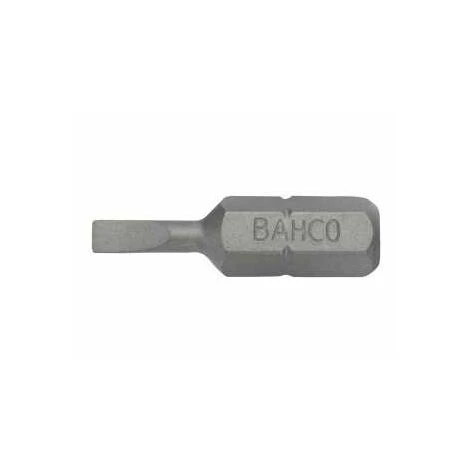 Bahco 1/4 Standard Schraubendreher Bits Für Schlitzschrauben 0,8 mm X 5,5 mm X 25 mm -5 Stk./Kunststoffbox – Bild 2