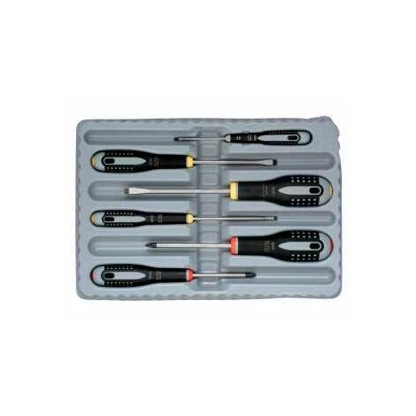 Bahco ERGO Schraubendreher-Satz Für Schlitz- Und Phillips-Schrauben Mit Gummigriff - 6-tlg. – Bild 2