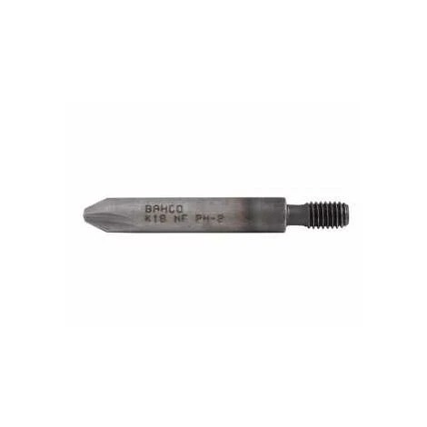 Bahco 10/32 Schraubendreher-Bits Für Phillips-Schrauben PH2, Mit Gewinde 44,5 mm