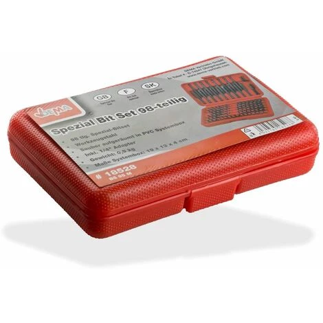 DEMA Spezial Bit Set Satz 98 Teilig Bits Bitsatz Bitset Bitbox Bitsortiment Bitkoffer – Bild 4