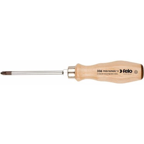 Felo Schraubendreher Mit Holzgriff PZ 3 X 150