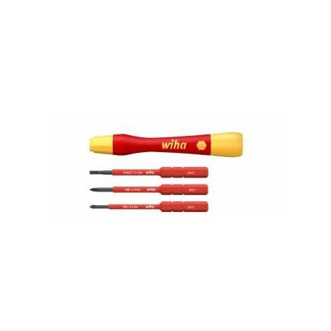 Wiha Feinschraubendreher Set PicoFinish SlimVario Electric 4-tlg. Mit SlimBits (43167) – Bild 3