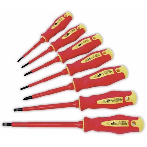 TOOLTECH VDE-Schraubendrehersatz, 7-teilig