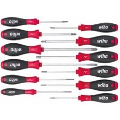 WIHA 302SF HK12 SATZ 12-tlg; Schlitz/PH/PZ/TORXSchraubendreher Set SoftFinish®