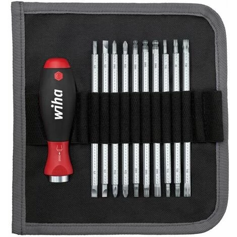 WIHA Kreuzschlitz-Umsteckschraubendreher 11-teilig