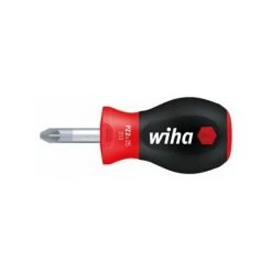 WIHA Kreuzschlitzschraubendreher Stubby PZ 02 SoftFini