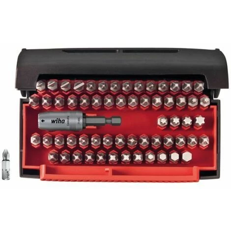WIHA Bit-Box Collector 1/4 Inch C 6.3 61-teilig Z