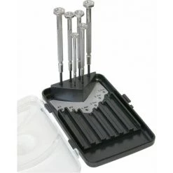 HAUSMARKE Uhrmacher-Schraubendreher-Satz 6-teilig. Aus Metall Mit Drehkappe 52704010