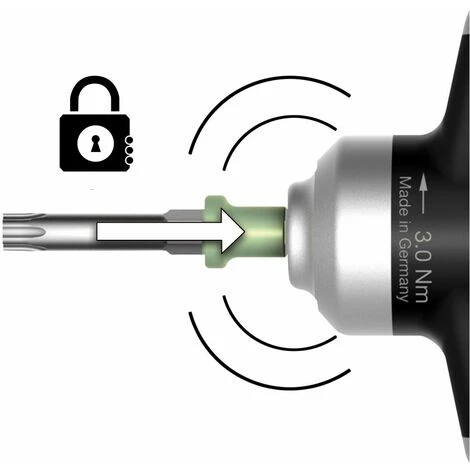 WIHA TorqueFix-Key 1.2 Nm Drehmoment-Schraubendreher Mit Schlüsselgriff. Fest Eingestellt – Bild 4
