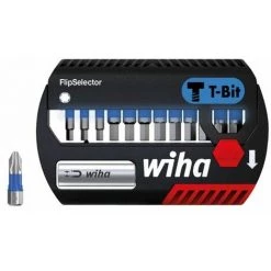 WIHA Bit Set FlipSelector T-Bits. 25 Mm. 1/4 . 13-teilig. Innensechskant