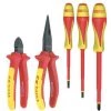 KSTOOLS Satz Von KS TOOLS Isolierten Zangen Und Schraubendrehern Ergotorque Ultimate - 5 Stück - 117.1106