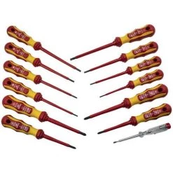 DÖNGES Dönges Schraubendreher-Satz, ISO 2380, VDE-isoliert, 13-teilig