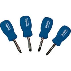 Westfalia Kurz-Schraubendreher Satz, Flach- Und Kreuzschlitz, 4 Tlg.