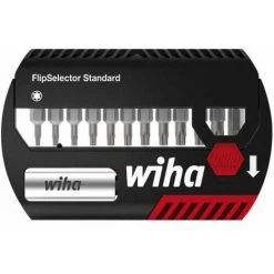 WIHA Bit Set FlipSelector Standard 25 Mm TORX® 13-tlg. 1/4 Mit Gürtelclip In Blister (39056)