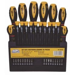 GLOBAL NETWORK Bits Schraubendreher September 36 PCS + Wandhalterung