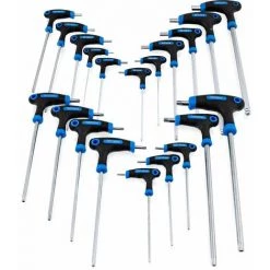 BITUXX 20 Tlg. Innen Inbus Und Torx T Schraubendreher Set Steckschlüsselsatz Schraubenzieher Quergriff 2-10 Mm T10 - T50 Satz Set