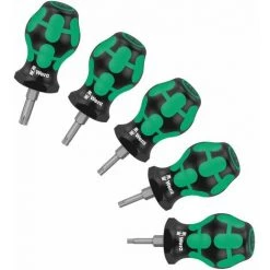 WERA Stubby Set TX 1 Schraubendrehersatz, 5-teilig
