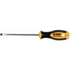 IRONSIDE Werkstattschraubendreher FL.3,0 X 80 Mm 2-Komponenten-Griff Chrom-Vanadium-Stahl