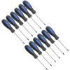 MISO TOOLS 12 Stück Profi Schraubendreher Kreuzschlitz Chrom PH1 100 Mm Magnetisch Vanadium Schraubenzieher