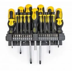 POWERMAT 37 Tlg Schraubendreher Set Satz Dreher Schlitz Kreuz Torx Bits Werkzeug
