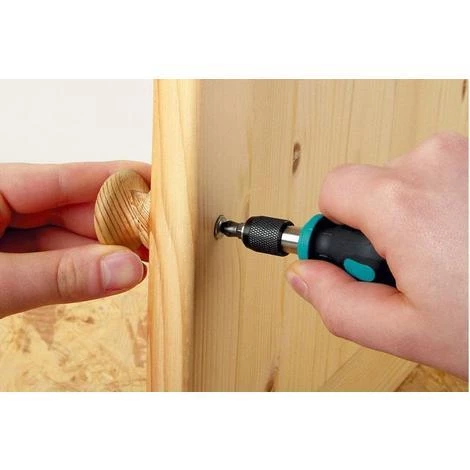 Wolfcraft 1 Handschraubendreher Mit Bitaufnahme 90 – Bild 2