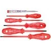 Felo Schraubendreher Satz VDE, Mit 1-Komponenten-Griff, Inkl Spannungsprüfer, 6-tlg SL, PH