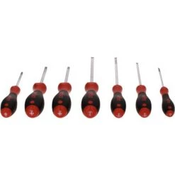 Wiha SoftFinish SlimFix Schraubendreher Set 7 Tlg. ( 44866 ) Schlitz / Phillips / Pozidriv