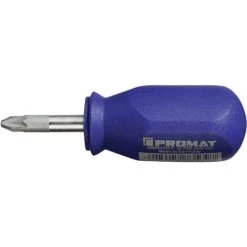 PROMAT Schraubendreher Gr.PZD 2 Klingenlänge 25 Mm 1-Komponentengriff Rundk