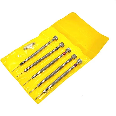 ASUPERMALL 5-teiliger Mini-Schraubendreher Mit 5-teiligem Kopf Schraubendreher-Set Demontage Reparaturwerkzeuge Fur Mobiltelefon / Handy / Uhr – Bild 4