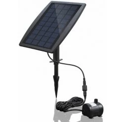 THSINDE Bürstenlose Solar-Wasserpumpe Für Teich Solar Wasserpumpe Für Springbrunnen Mit Solarpanel 9V 2.5W 200L / H