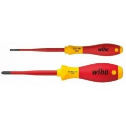 WIHA SoftFinish® Electric SlimFix Schlitz/ Xeno-Schraubendrehersatz. 2-tlg.