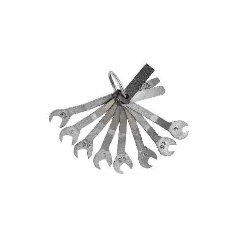 Bahco Satz Metrischer Magneto-Doppelmaulschlüssel Auf Ring, verchromt