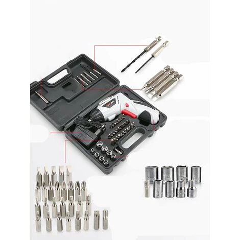 Betterlife Elektro-Schraubendreher-Set 4,8 V Kleiner Wiederaufladbarer Elektro-Schraubendreher-Satz – Bild 4