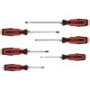 KSTOOLS® KS TOOLS ERGOTORQUEmax Schlagkappen-Schraubendreher-Satz, 6-tlg Schlitz, PZ