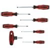 KSTOOLS® KS TOOLS ERGOTORQUEmax Schlagkappen-Schraubendreher-Satz, 7-tlg