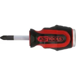 KSTOOLS® KS TOOLS ERGOTORQUEmax Schlagkappen-Schraubendreher, PH2, Kurze Form