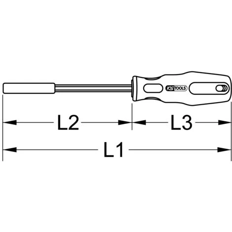 KSTOOLS® KS TOOLS 1/4" ERGOTORQUEplus Bit-Schraubendreher, 250mm – Bild 5
