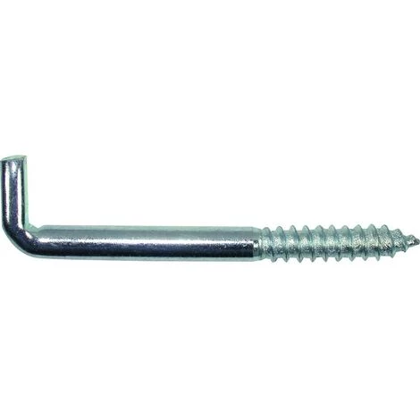 FÖRCH Schraubhaken Holzgewinde Schlitz Gerade, Verzinkt Gewindedurchmesser 6,8 Mm Länge 120 Mm Schaftdurchmesser 6,8 Mm