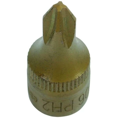 FÖRCH Schraubendrehereinsatz PH 1/4” TIN 5* | 1/4 PH-SCHR-DR-EINS.1 28MM 5*