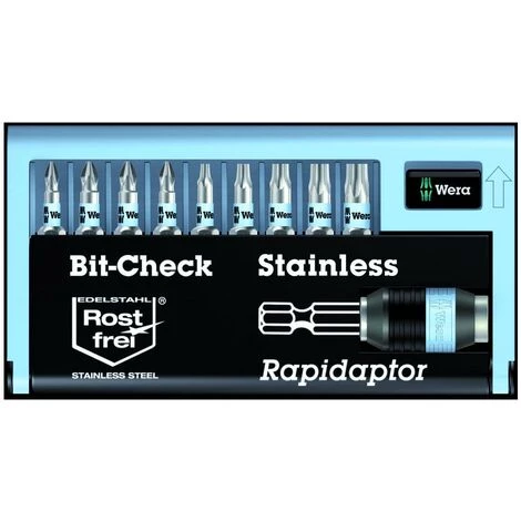 FÖRCH Bit-Satz Edelstahl 1/4”, 10-teilig | BIT-SATZ 25MM 10TLG. EDELST