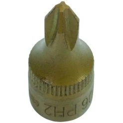 FÖRCH Schraubendrehereinsatz PH 1/4” TIN 5* | 1/4 PH-SCHR-DR-EINS.2 28MM 5*