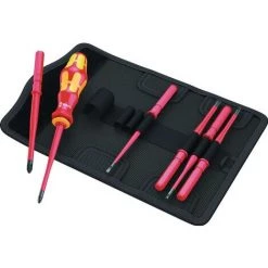 Wera Schraubendrehersatz KK VDE 7 Extra Slim 1 7-teilig Schlitz/PH/PZD/S/TX VDE