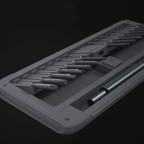 BEARSU Präzisions-Schraubendreher-Set 30-in-1-Werkzeugsatz Für Tragbare Reparaturen Professionelles Magnetisch Entfernbares Werkzeug Für IPhoneX, 8,7 / Handy / Computer / Elektronik Usw.-Grau – Bild 5